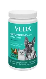 Веда ФИТОМИНЫ ФОРТЕ мультивитаминный комплекс для кошек и собак для суставов