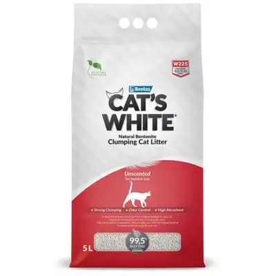 Купить cat's white наполнитель для кошек комкующийся натуральный без ароматизатора