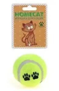 Homecat Игрушка для кошек мяч теннисный