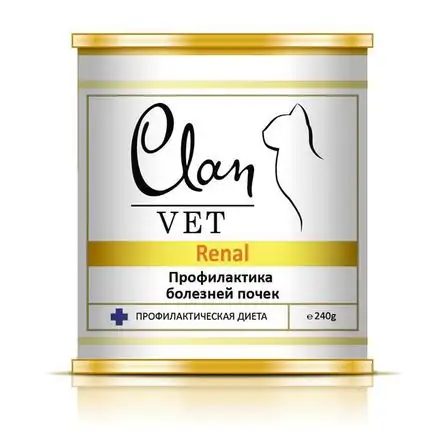Купить clan vet renal консервы для кошек при заболевании почек