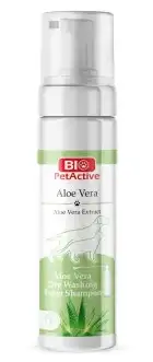 BioPetActive шампунь-пена для кошек для сухой очистки шерсти с алоэ вера
