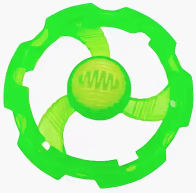 HOMEPET TPR игрушка для собак диск с пищалкой и отверстиями для лакомств