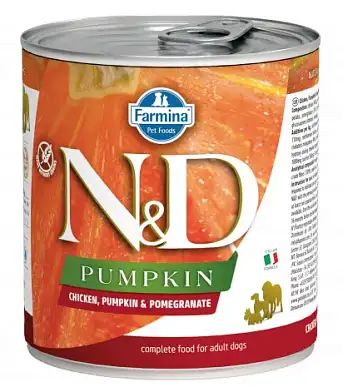 Farmina N&D Pumpkin Puppy консервы для щенков всех пород с тыквой, курицей и гранатом