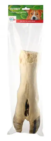 Купить titbit лакомство для собак нога говяжья малая, мягкая упаковка