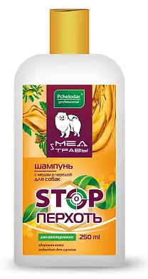 Pchelodar шампунь для собак с медом и чередой