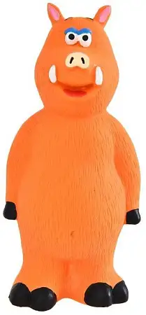 Купить homepet игрушка для собак кабан с пищалкой латекс