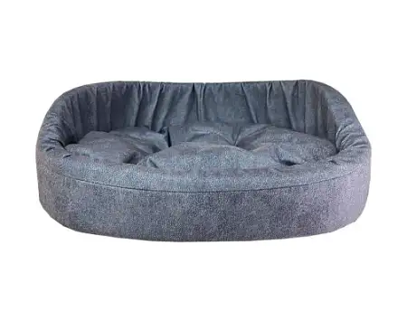 Купить homepet Микровелюр leather диванчик для кошек и собак, пыльно-голубой