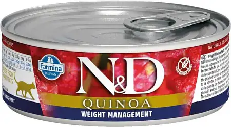 Купить farmina n&d quinoa консервы для кошек, контроль веса