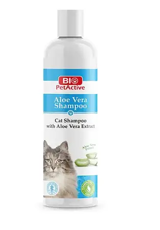 Купить biopetactive aloe vera shampoo шампунь с экстрактом Алоэ Вера для кошек