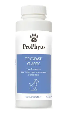 Купить prophyto dry wash classic Сухой шампунь для собак для блеска и мягкости шерсти