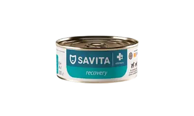 Savita vet Recovery консервы для взрослых кошек и собак в период анорексии, выздоровления и послеоперационного восстановления