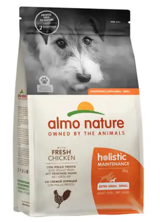 Купить almo nature holistic сухой корм для взрослых собак средних и крупных пород с курицей и коричневым рисом