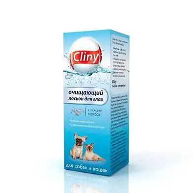 Cliny лосьон для глаз для кошек и собак